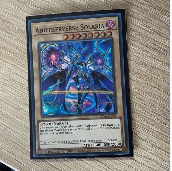 Yugioh! YCS Price Card | Anotherverse Solaria | Super Rare - Konami Ítem